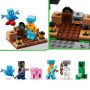 LEGO Minecraft 21244 L'Avant-Poste de l'Épée. Jouet. et Figurines Creeper. Squel 58,99 €