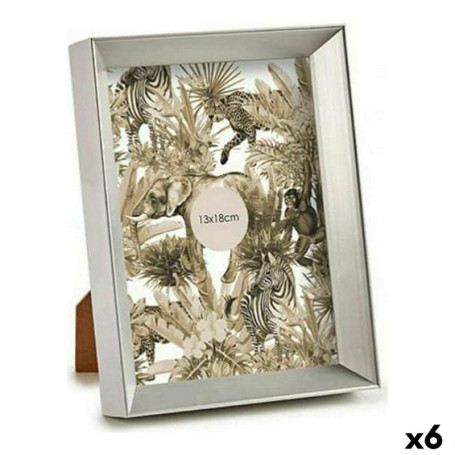 Cadre photo Argenté Plastique verre (15,2 x 3,5 x 20,2 cm) (6 Unités) 41,99 €