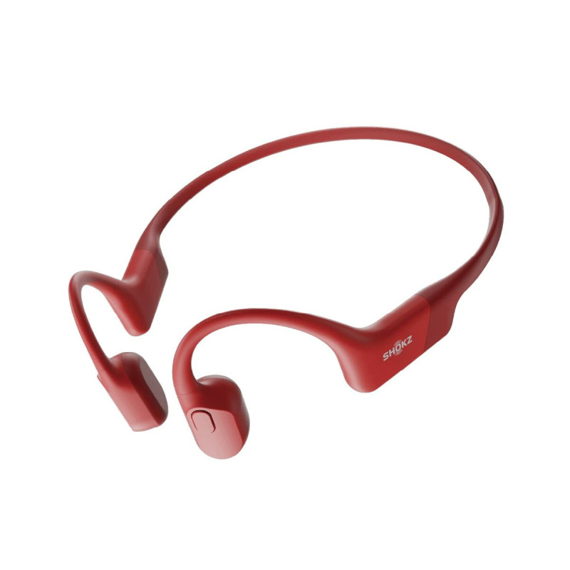 Shokz OPENRUN Casque Sans fil Minerve Sports Bluetooth Rouge
