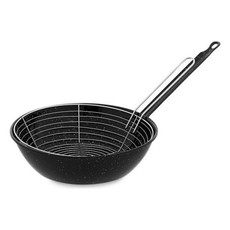 Poêle à frire avec panier Vaello Noir Acier émaillé (Ø 26 cm) 39,99 €
