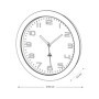 Horloge Murale Archivo 2000 Verre Noir Métal Ø 30 cm 39,99 €