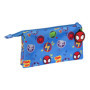 Trousse Fourre-Tout Triple Spiderman Team up Bleu (22 x 12 x 3 cm) 29,99 €