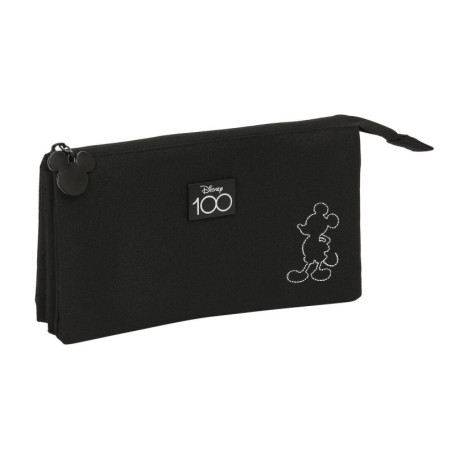 Trousse Fourre-Tout Triple Mickey Mouse Clubhouse Noir (22 x 12 x 3 cm) 33,99 €