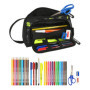 Trousse Scolaire avec Accessoires Kelme Jungle Noir Gris Citron (20 x 11 33,99 €
