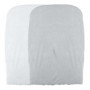 DOMIVA Lot 2 Housses matelas a langer - Blanc/Perle 28,99 €