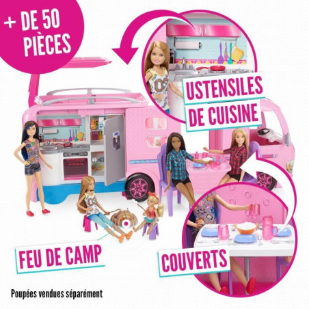 camping car barbie transformable